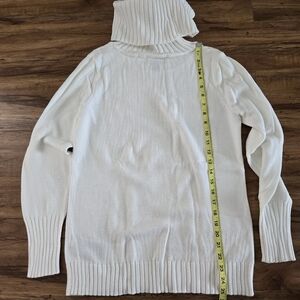 NAUTICA WOMENS OFF WHITE SWEATER SIZE MEDIUM